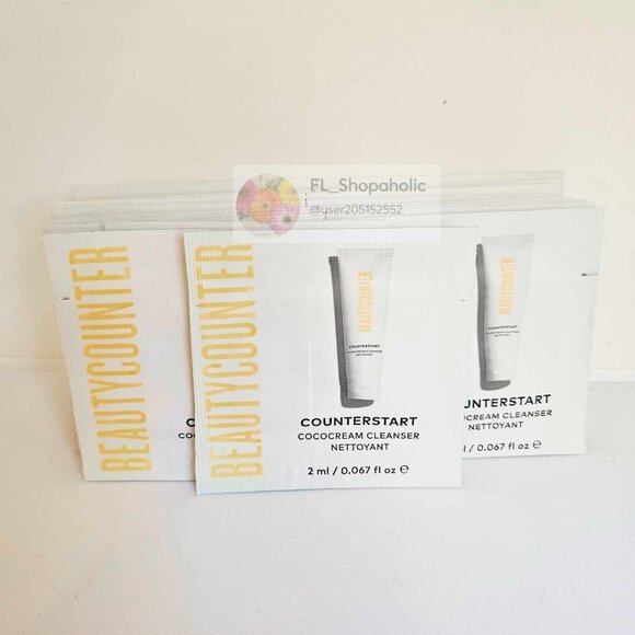 *Beautycounter* Counterstart Cleanser & Moisturizer Samples x 33 - NEW! - Picture 1 of 3